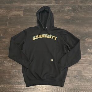 LOOSE FIT MIDWEIGHT CAMO LOGO GRAPHIC SWEATSHIRT